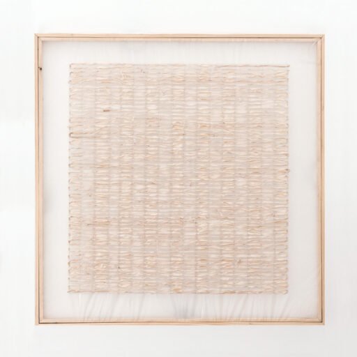 Contempla #1, Contemplum series, textile, plastic and wood, 2023Artwork by Karen Meersohn